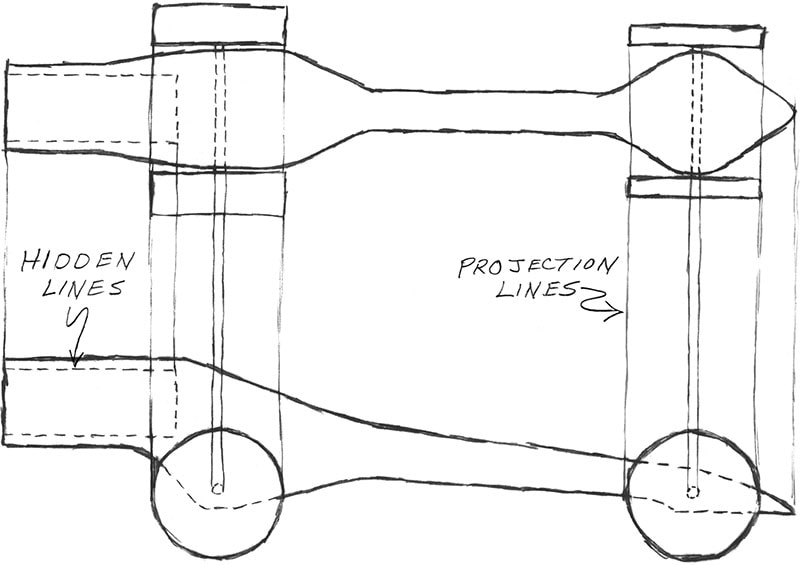 co2 car designs drawings